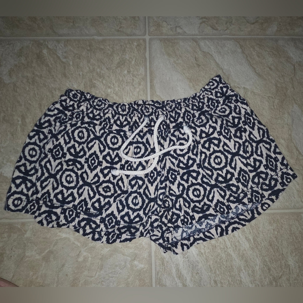 Revamped Blue and White Athletic Shorts